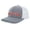 Heather Grey/White, variant on Men's HBTFD Georgia State Outline Football Embroidered Mesh Back Trucker Hat, Black/White