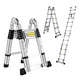 thumbnail image 1 of Escalera Telescópica Aluminio Plegable TOPWIRE Bastidor en A 3.8m, 1 of 6