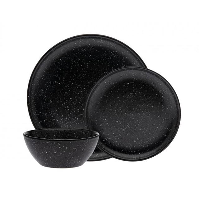 Godinger 62165 Eclipse Stoneware Dinner Set - 12 Piece