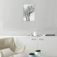 thumbnail image 5 of 1pc Abstract Black and White Tree Silhouette Iron Wall Art, 8x12 inch Forest Silhouette Metal Painting, Modern Home Decor, Minimalist Tree Branches Wall Hanging, 5 of 7