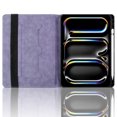 thumbnail image 2 of Dteck Wallet Case for iPad Pro 13 inch 2024,Shockproof Leather Smart Case Built-in Card Slots Folio Kickstand Cover for iPad Pro 13-in. (M4) ,Purple, 2 of 8
