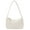 White, variant on HERFIER Fashionable White PU Shoulder Bag Handbag Purse Chic Bag