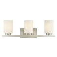 thumbnail image 2 of Trade Winds Kingston 3-Light Bathroom Vanity Light in Brushed Nickel, 2 of 5