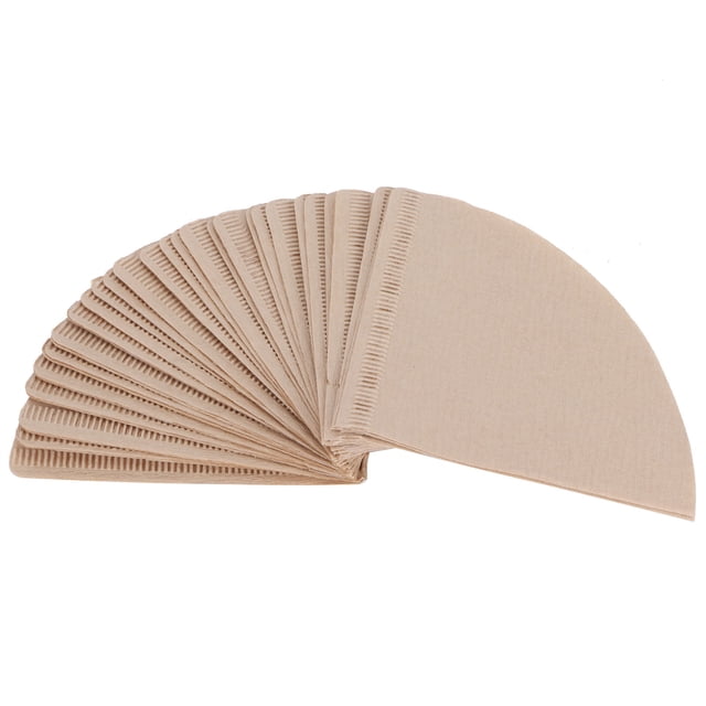 Papel de filtro Jadeshay 100 piezas de papel de filtro de café colador de café Pulpa de madera natural