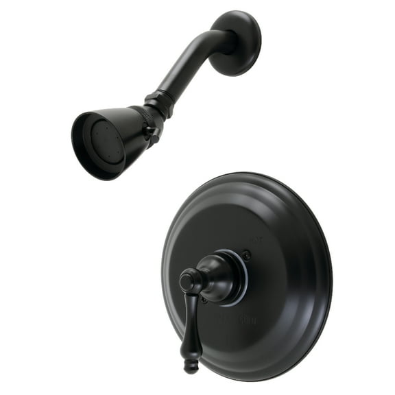 Kingston Brass KB3630ALSO Restoration Single-Handle Pressure Balanced Shower Faucet, Matte Black