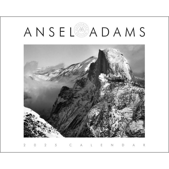 Ansel Adams 2025 Wall Calendar: Authorized Edition: 13-Month Nature Photography Collection (Monthly Calendar), (Paperback)