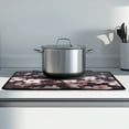 thumbnail image 2 of Renewold Ceramic Glass Stove Top Cover Stove Mat Stove Burner Cover Multipurpose Rubber Desk Saver Pad Washer Dryer Top Cover Range Cover for Counter Top, Cherry Blossom, 2 of 7