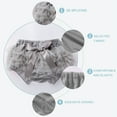 thumbnail image 4 of Oscscso Toddler Infant Baby Girls Mesh Lace Ruffled Diaper Covers Bloomer Elastic Cotton Underwear Baby Girl Panties Shorts, 4 of 5