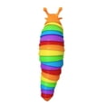 thumbnail image 1 of Juguetes sensoriales Dedos articulados 3DToy Ansiedad Aliviador de estrés Juguete de escritorio Estiramiento flexible Stim Twisted Rainbow Slug Toy Juguetes educativos divertidos Regalo para niños Adultos oso de fresa Electrónica, 1 of 5