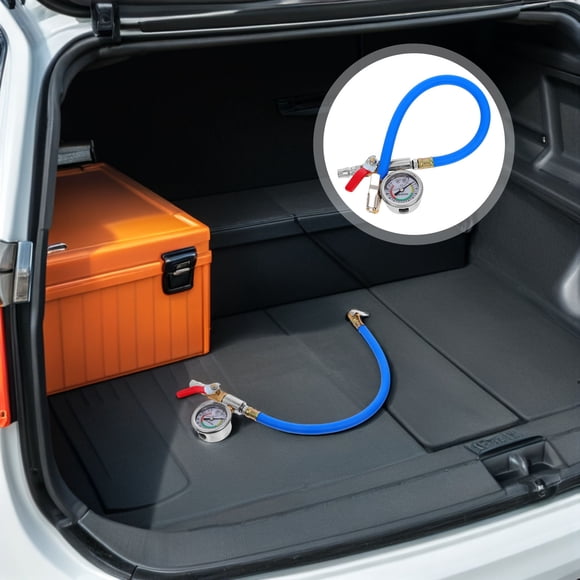 USHOBE Air Pressure Gauge for Tires with Fast Inflation Technology and HighPrecision Measurement Multi Color Compact Design