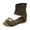 A-Khaki233, variant on Womens Wedge Sandals Stylish Sturdy Chic Open Toe Back Zip Ankle Strap Wedge Sandals Soft Foam Platform Summer Casual Sandals