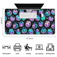 thumbnail image 5 of Long Mouse Pads for Desk,Colorful Halloween Pumpkins Pattern Desk Mats on Top Of Desks, Desk Mouse Pad Extra Large with 3mm Non-Slip Base and Stitched Edge for Gaming,Office,Work,Home 47.3"x23.6", 5 of 6
