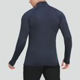 thumbnail image 5 of YAYUBA Men's T-Shirts Cotton Neck Thermal Shirts Long Sleeve Pullover Underwear Shirts Base Layer Thermal Tops, 5 of 7