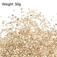 thumbnail image 3 of 50g Crushed Glass Chips 1-3mm, Champagne Gold, 3 of 5