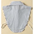 thumbnail image 3 of Camicover  Striped Detachable Collar Half Shirt Blouse Dickey Collar Elegant for Women Girls, 3 of 3