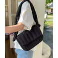thumbnail image 3 of Kukuzhu Quilted Tote Bag for Women Padding Down Hobo Bag Fashion Large Shoulder Bag Message Bag, 3 of 7