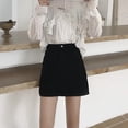 thumbnail image 1 of Women Fashion Summer Solid Color High Waist Pleated A-Line Mini Tennis Skirt, 1 of 5