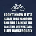 thumbnail image 3 of CafePress - Handsome Ride Bike T Shirt - Men's Classic Graphic Cotton T-Shirt, 3 of 4