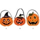 thumbnail image 3 of Bewildely Bolsas de dulces reutilizables con diseño de calabaza, pequeña cesta de azúcar hecha a mano, bolso de galletas para jardín de Kits de decoración para fiestas Tipo 1, 3 of 6