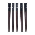 thumbnail image 4 of Chopstick Set, Reusable Wood Chopsticks Light Weight Printing Safe  For Sushi Ramen Rice For Restaurants Home Black,Colorful, 4 of 8