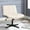 Beige, variant on Vitesse Armless Office Desk Chair No Wheels,Fabric Padded Modern Swivel Vanity Chair,Height Adjustable Wide Seat Computer Task Chair for Home Office