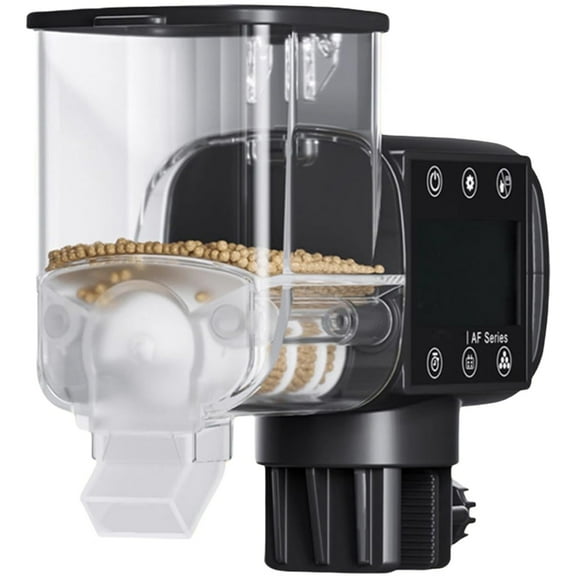 Automatic Fish Food Dispenser For Aquariums Adjusting Schedule Feeder Timer