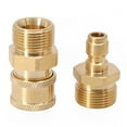 thumbnail image 6 of G1/4 High Pressure Washer Coupler Copper Quick Connect Fitting Male Thread Accessorie Car Washer Adapter Garden Irrigation Joint, 6 of 9