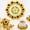 A, variant on Handmade Crochet Flower Coasters – Cotton Floral Drink Coasters, Cute Knitted Table Coasters for Home, Office, and Car Use