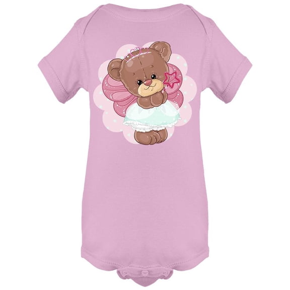 Cute Teddy Bear Princess Bodysuit Infant -Image by Shutterstock,  6 Months