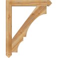 thumbnail image 3 of Ekena Millwork 4"W x 32"D x 40"H Balboa Arts & Crafts Rough Sawn Bracket, Western Red Cedar, 3 of 4