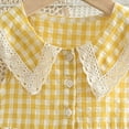 thumbnail image 4 of CAUYDY Toddler Girls Summer Dress Little Girl Ruffle Fly Sleeve Casual Sundress Cute Outfit for Kids 2T 3T 4T 5T 6T Baby Girl Summer Clothes (Sizes 3-4 Years,D1-Yellow), 4 of 7