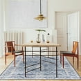 thumbnail image 5 of ReaLife Machine Washable Rug - Stain Resistant, Non-Shed - Eco-Friendly, Padded, Family & Pet Friendly - Made from Premium Recycled Fibers - Zara Distressed Vintage - Denim Ivory - 5' x 7', 5 of 5
