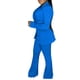 thumbnail image 4 of SAYOO Office Lady Traje de 2 piezas Slim Fit Color sólido Mujeres Blazer y conjunto de pantalones de trabajo para ropa casual Fiesta de negocios SAYOO  Moda, 4 of 8