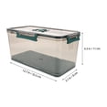 thumbnail image 6 of Bread Storage Box Thicken Refrigerator Bakery Boxes Transparent Fruit Vegetable Containers For Fridge, 6 of 6