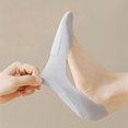 thumbnail image 5 of Cmfcve 4 Pairs Arch Support Socks for Women No Show Liner Socks Non-Slip Cushion Socks, 5 of 9