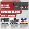 thumbnail image 2 of TK5442 Toner Cartridges Compatible for Kyocera TK-5442 TK-5442K TK-5442C TK-5442M TK-5442Y Toner Cartridge Work for Kyocera Ecosys MA2100cwfx PA2100cwx Printers 1 Cyan Pack, 2 of 7