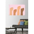 thumbnail image 2 of Women Raised Fist Wall Poster with Pushpins, 22.375" x 34", 2 of 3