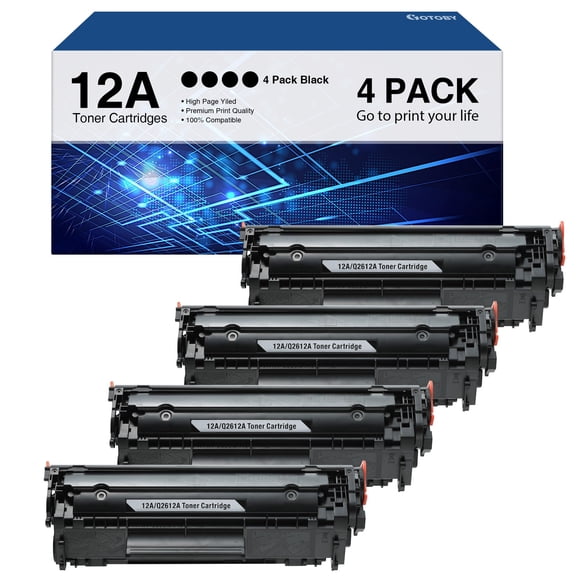Cartucho de tóner GOTOBY 12A Q2612A compatible con HP Laserjet