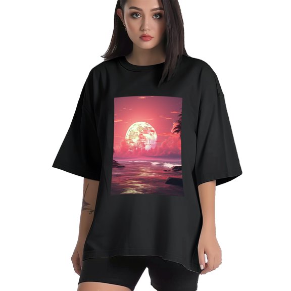 Plus Size Shirt for Women Black Tops for Women Short Sleeves Shirt for Women Vaporwave 11 T Shirt Crewneck Shirt for Women XS