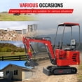 thumbnail image 6 of HUAYEE 1.2  Ton Mini Excavator, HY12C 13.5HP B&S Gasoline Powered Compact Small Digger with EPA Engine, USA Stock, for Trenching, Farming, Landscaping, Curbside Delivery & Professional Unloading, 6 of 10