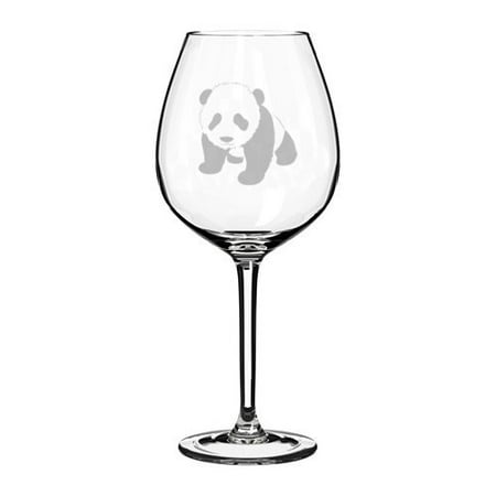 Wine Glass Goblet Baby Panda (20 oz Jumbo)