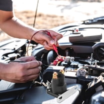 SWETRACE 1Pack Black Metal Golf Cart Solenoid Resistor with Stable Output 12V 150A 2.95X2.36X2.36In