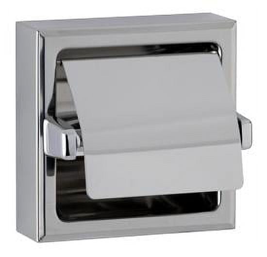 Bobrick Jumbo Toilet Tissue Dispenser, Stainless Steel, 10 21/32 X 4 1/ ...