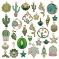thumbnail image 1 of 31Pcs/Set Fruit Animal Mixed Enamel Charms Pendants DIY Jewelry Making Craft, 1 of 5
