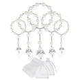 thumbnail image 1 of 30 Pcs Baptism Acrylic Rosary Beads Mini Rosaries Angel with Organza Bags for the First Communion Ba, 1 of 5