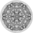 thumbnail image 1 of Ahgly Company Machine Washable Indoor Round Transitional Gray Area Rugs, 7' Round, 1 of 7