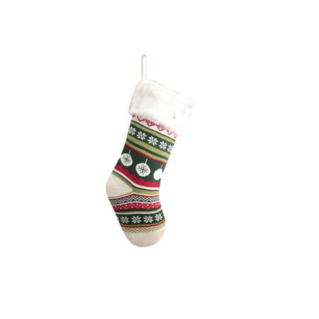 

TMOYZQ Christmas Decorations Indoor Outdoor Christmas Decoration Socks Holiday Knitted Colorful Gift Bag Pendant Candy Bag Christmas Gift