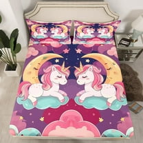 Erosebridal Kawaii Princess Comforter Sets Twin Size, Pop Song Album Comforters & Duvets, Butterfly Decor, Reversible 2pcs