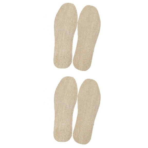 Raindrops 2 Pairs Wear-resistant Loofah Insole Inserts Breathable Shoe Cushion
