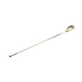 thumbnail image 4 of Extra Long Mixing Spoon for Bar use Water Drop Spiral Design for Coffee Tea and - Quality Tableware, 4 of 5
